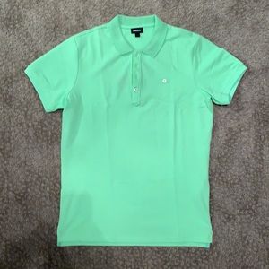 Diesel Shot Sleeve Green Polo shirt